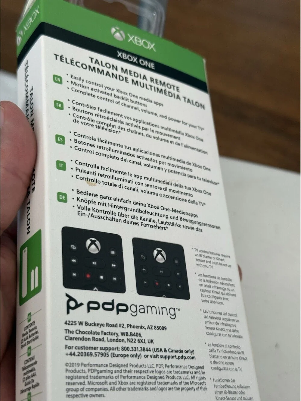 PDP TALON MEDIA REMOTE (XBOX ONE)